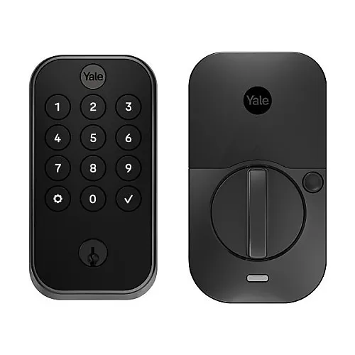 Yale YRD614-ZW3-BSP Keypad with Z-Wave, Black Suede