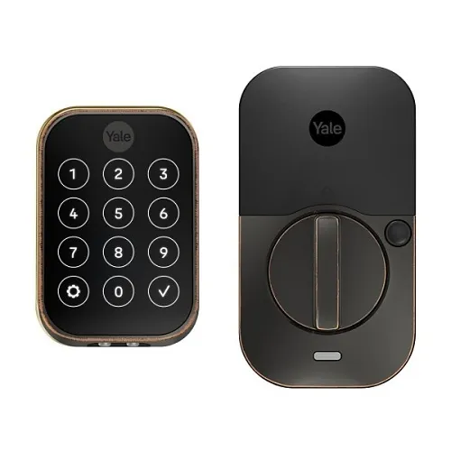 Yale YRD654-BLE-0BP Pro 2 Key-Free Touchscreen Keypad Lock with Bluetooth, No Smart Module, Oil Rubbed Bronze