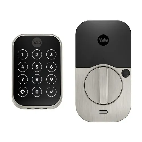 Yale YRD654-BLE-619 Pro 2 Key-Free Touchscreen Lock with Bluetooth, Satin Nickel