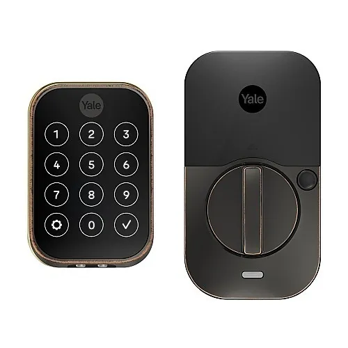 Yale YRD654-ZW3-0BP Key-Free Touchscreen with Z-Wave, Oil Rubbed Bronze