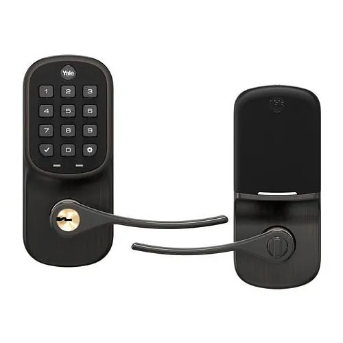 Yale YRL216-CBA-0BP Assure Lever Push Button Keypad with Wi-Fi, Oil Rubbed Bronze