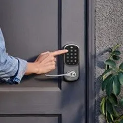 Yale YRL-216-CBA-619 Assure Lever Push Button Keypad with Wi-Fi, Satin Nickel