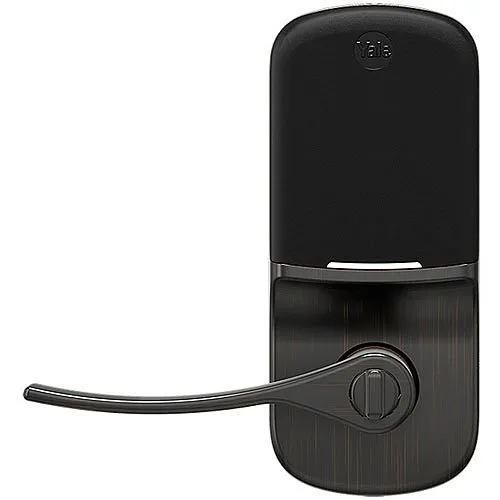 Yale YRL226-CBA-0BP Assure Smart Touchscreen Lock and Lever with Wi-Fi and Bluetooth, Oil Rubbed Bronze