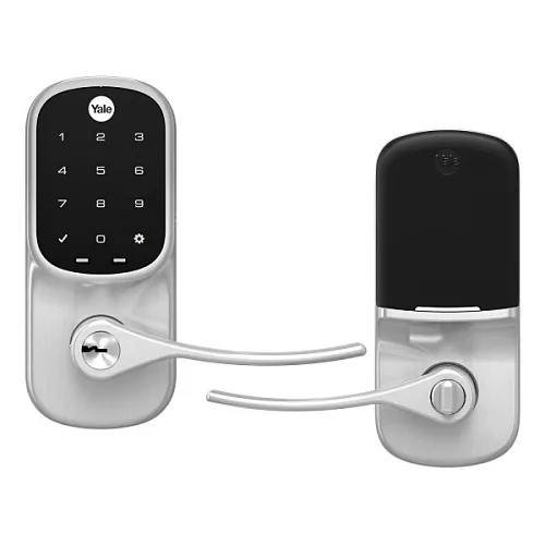 Yale YRL226-WF1-619 Assure Lever Wi-Fi Touchscreen Smart Lever Lock, Satin Nickel