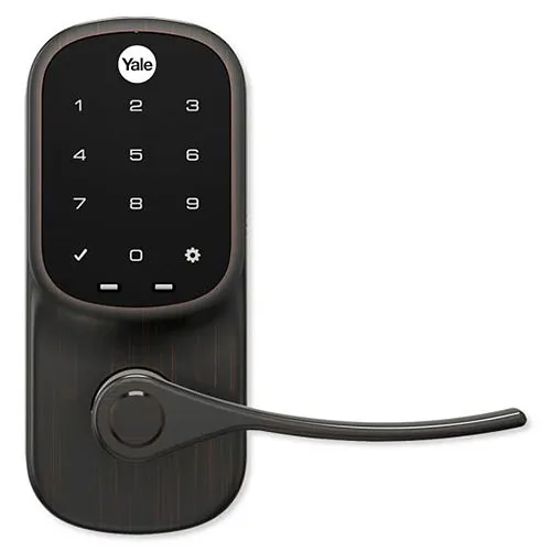 Yale YRL226-ZW2-0BP Assure Lever Touchscreen Keypad Lever Lock with Z-Wave Plus, Oil Rubbed Bronze