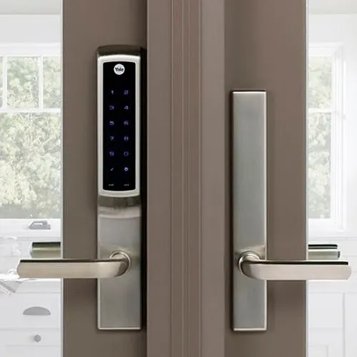 Yale YRM276-CB1-619 Anderson Patio Door Lever, Satin Nickel