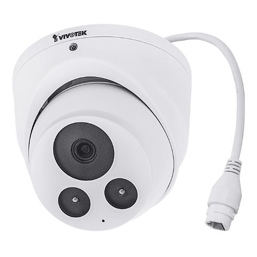 VIVOTEK IT9380-H C-Series 5MP WDR Pro Smart Turret IP Camera, 2.8mm Fixed Lens, IR, White