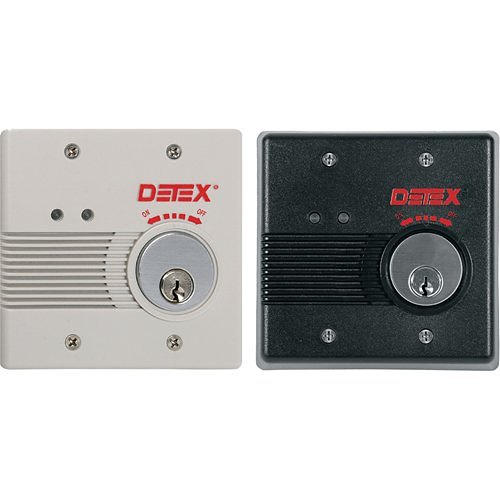 Detex EAX-2500SXMC65 Eax Battery Powered Exit Alarm with Mortise Cylinder