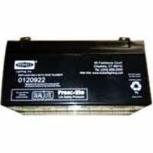 Dual-Lite 0120922 6VDC 3Ah Replacement SLA Battery for Emergency Lighting