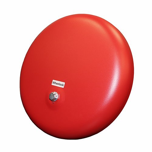 Eaton Wheelock MB-G10-24-R Motor Bell, Vibrating, Indoor/Outdoor, 24VDC, 10" Shell, Red