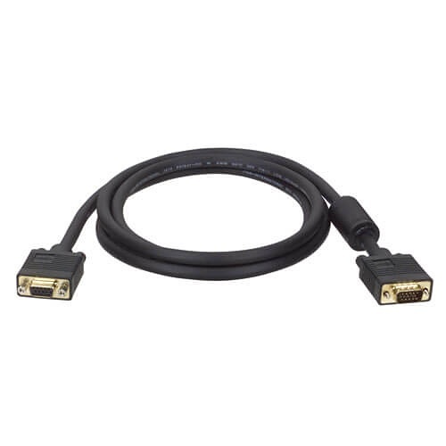 Tripp Lite P500-006 VGA High-Resolution RGB Coaxial Cable, HD15 Male / Female, 6' (1.83m)