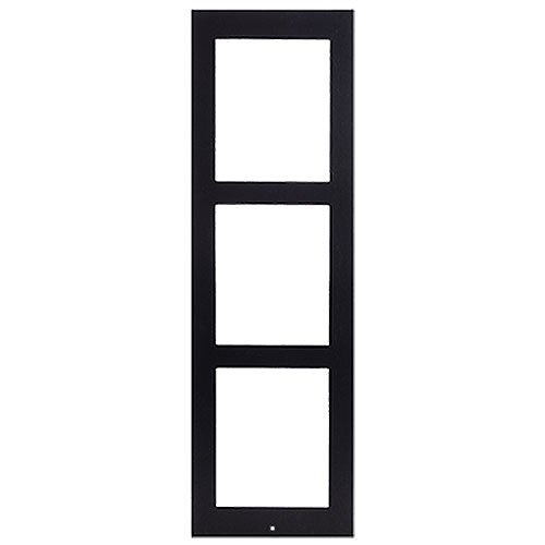 2N 01292-001 IP Verso and LTE Verso 3-Module Frame, Surface Mount, Black