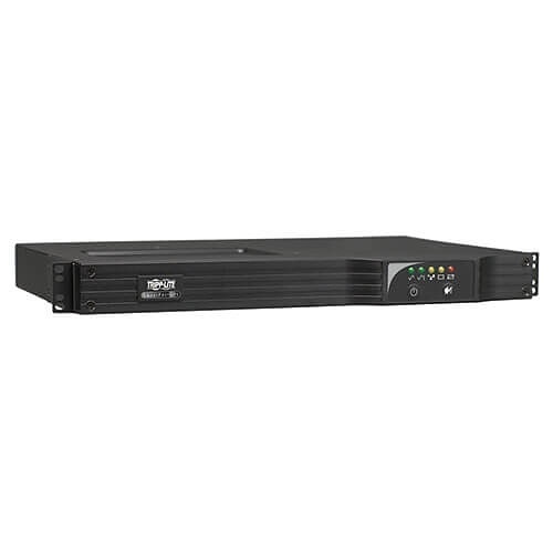 Eaton Tripp Lite SMART500RT1UTAA TAA-Compliant SmartPro 120V 500VA 300W Line-Interactive UPS, 1U Rack/Vertical, Network Card Options, USB, DB9 Serial