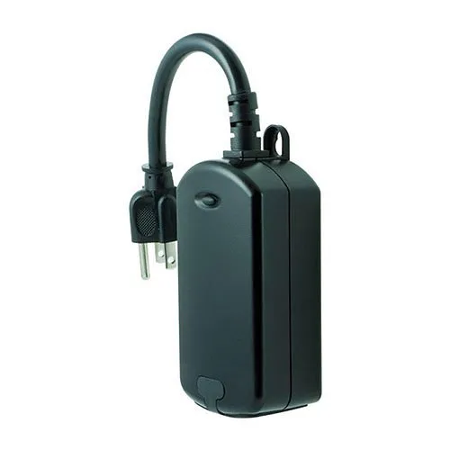 Honeywell Home Z5SWPIO Z-Wave Plus Plug-In Outdoor Switch, Black
