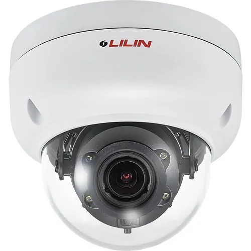 LILIN Z7R6482X3-P 8MP Auto Focus IR Vandal Resistant Dome IP Camera, 2.8-8mm Lens