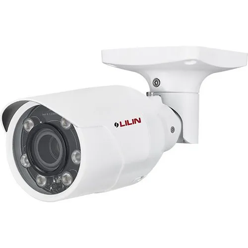 LILIN Z7R8182X3-P Starvis Z7 Series 8MP PoE Bullet WDR IR IP Camera, 2.8-12mm Lens, White