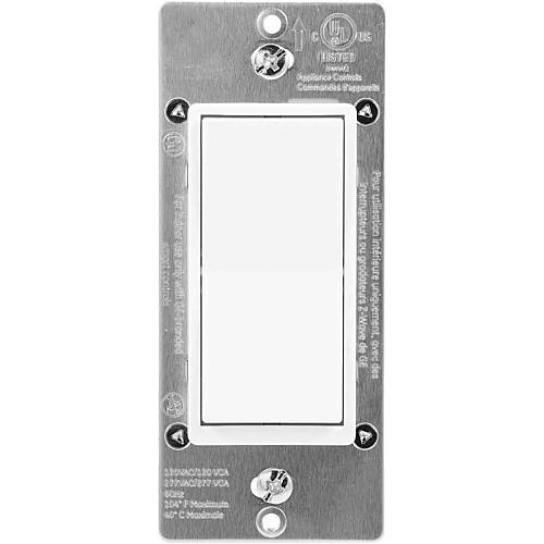 iDevices IDEVZ03DW ZWave Enabled RF Decorator Add-on Switch for Switch or Dimmer, Multi-Way Switch, 120VAC, White