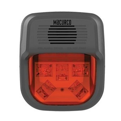 Macurco HS-R Horn and Strobe for Macurco Control Panels, Series and 12 Series Detectors, Red