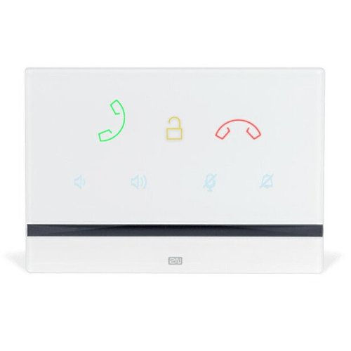 2N 01699-001 Indoor Talk Answering Unit with Capactive Buttons, White