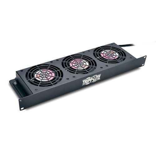 Tripp Lite SRFAN1U SmartRack 1U Fan Tray, 3x 120V High-Performance Fans, 210 CFM, 5-15P Plug