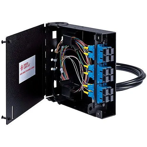 OCC ZDMB6B Zone Distribution Enclosure, Port 7"x 6"x 2", Black