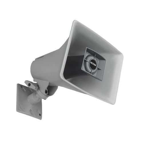 Valcom V-1036C-GY One-Way Indoor/Outdoor High-Efficiency Built-in 15W Horn, Gray
