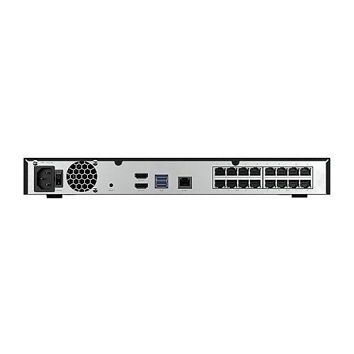 Alarm.com ADC-CSVR2016P-2X12TB Pro Series 16-Channel at 4MP Commercial Stream Video Recorder, 24 TB, Black
