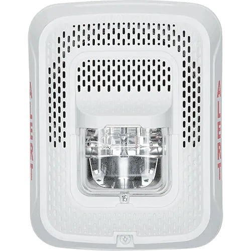 System Sensor SPSWL-CLR-ALERT L-Series Indoor Speaker Strobe, Clear Lens, "ALERT" Marking, White