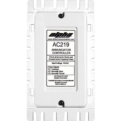 Alpha AC219 Annunciator Control Unit for Alphaecall and CM800/DS100
