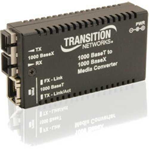 Lantronix M/GE-T-LX-01-NA Media Converter, Mini 1000Baset to 1000Basesx SC SM 10 km 3.3V
