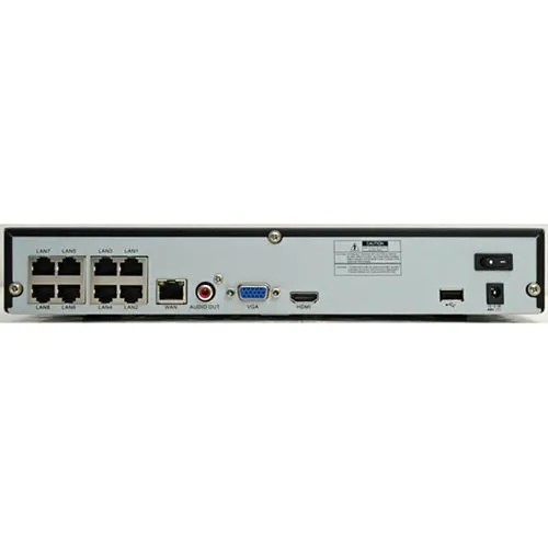 Speco ZIPL4B1 4-Channel Plug and Play Network Video Recorder and IP Camera Kit