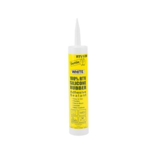 Dottie RTV10W 10.3 oz RTV Silicone Sealant, White