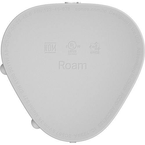 Sonos Roam Portable Speaker, White (ROAM1US1)