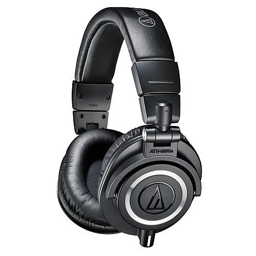Audio-Technica ATH-M50X Professional Monitor Headphones, Black