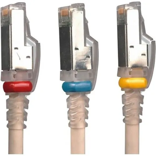 Siemon ZM6A-03-02 Z-MAX 6A UTP, Double-Ended, Stranded Modular Cord, Clear Boot, T568A/B, CM/LS0H, 9.8ft, White