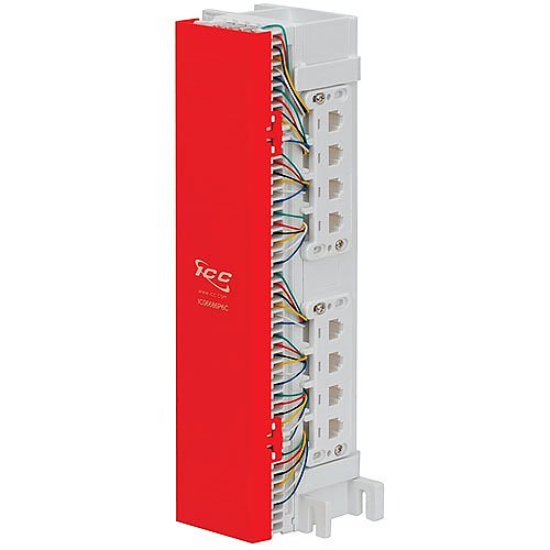 ICC IC06628P8C 66 Wiring Block Pre-wired with 12 RJ45 8P8C Ports