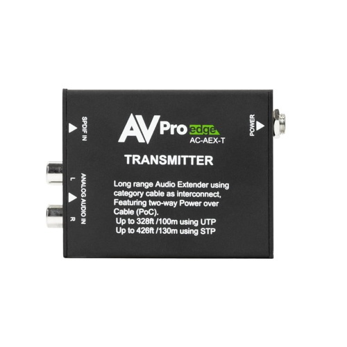 AV Pro Edge AC-AEX-T Uncompressed Audio Transmitter, 100m