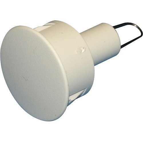 GRI PW-20-W Pre-Wire Plug, 3/8" Diameter 1-3/4" L, White