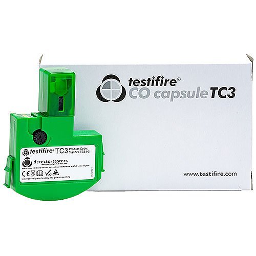SDi TC3 Testifire CO Detector Tester Capsules, 3-Pack