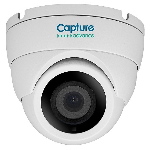 Capture Advance R2-HD2MPEYE 2MP HD IR Turret Camera, 2.8mm Lens, NDAA Compliant, White