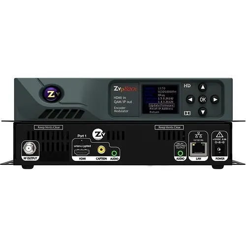 Kramer ZVPRO820I-NA  HD Video Encoder/QAM Modulator,  2 HDMI Inputs up to 1080i/1080p