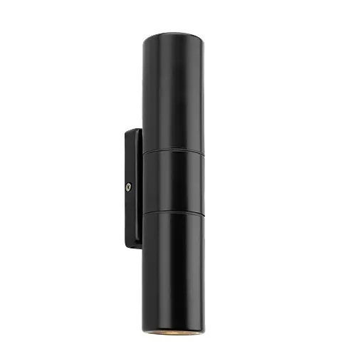 FX Luminaire ZWZDCUDFB ZW ZDC Up and Down Light Flat, Black