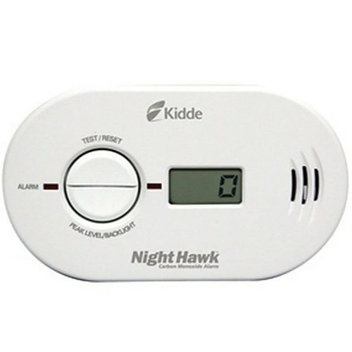 Kidde KN-COPP-B-LS Nighthawk Battery Operated Carbon Monoxide Alarm with 85 dB at 10 ft Audible Alert